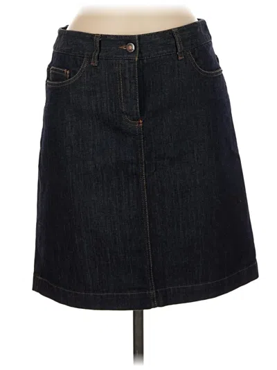 Pre-owned Boden Denim Skirt In Blue