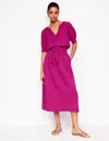 Boden Gesmokter Doppeltuch-rock-fuchsie In Pink