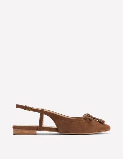 Boden Easy Slingback Flats-raw Umber Female