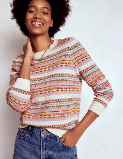 Boden Edie Fair-isle-pullover-klassisch Fair-isle In Multi