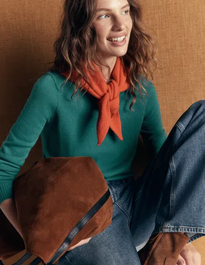 Boden Elsie Kaschmirpullover Mit Rundhalsausschnitt | Grösse Xs In Green