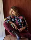 Boden Embroidered Souvenir Jacket Emerald Night Embroidery  In Multi
