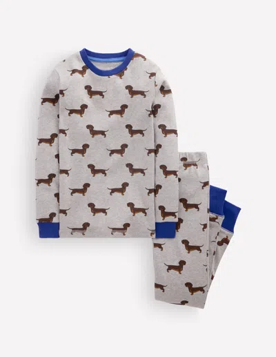 Boden Kids' Eng Anliegender, Langer Schlafanzug | Grösse 92 In Multi