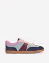 Boden Erin Retro Tennis Trainers Cord Colourblock  In Multi