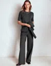 Boden Eva Kaschmir-t-shirt-anthrazit Melange In Gray