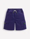 Boden Cargoshorts Für Den Alltag-aristocratic Blue/ Ivory Stripe In Gold