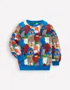 Boden Everyday Printed Sweatshirt Multi Arctic Audience  In Blue