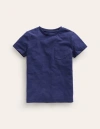 Boden Everyday Short Sleeve T-shirt College Navy Boys  In College Navy