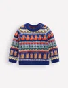 Boden Fair-isle-pullover-bunt Wald Fair Isle In Multi