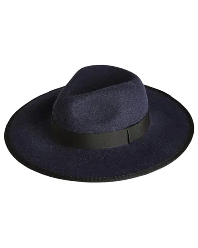 Boden Felt Wool Fedora Hat In Blue