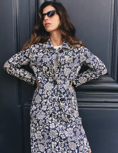 Boden Fife Jacquard-arbeitsjacke In Blau | Grösse 30 In Blue