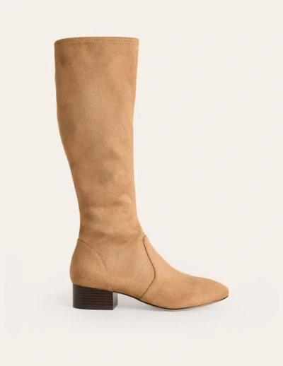 Boden Flat Stretch Knee Boots Acorn Women
