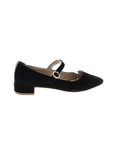Pre-owned Boden Flats In Black