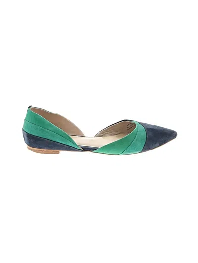 Pre-owned Boden Flats In Blue