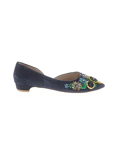 Pre-owned Boden Flats In Blue