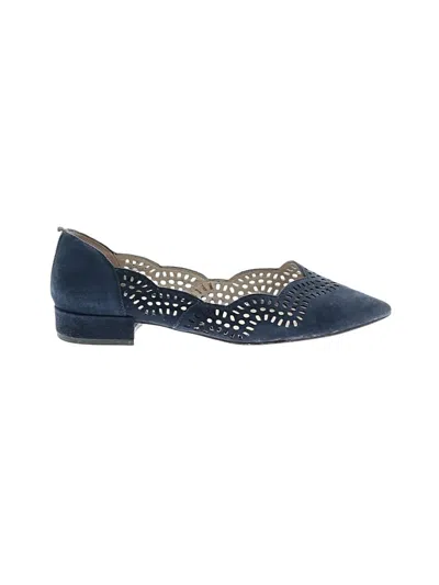 Pre-owned Boden Flats In Blue