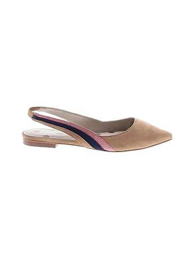 Pre-owned Boden Flats In Tan