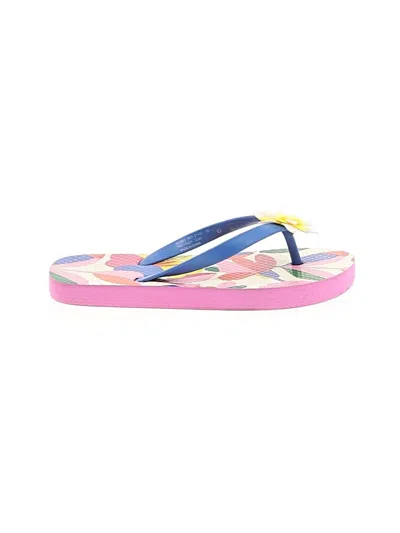 Pre-owned Boden Kids' Flip Flops In Pink