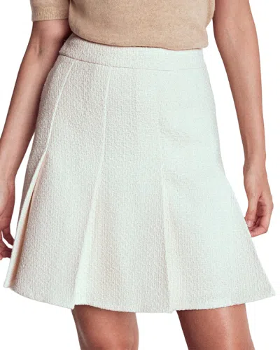 Boden Flippy Skirt In White