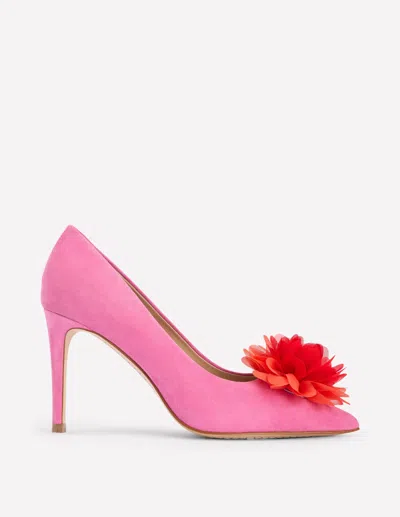 Boden Flower Point Heels-hot Pink Female