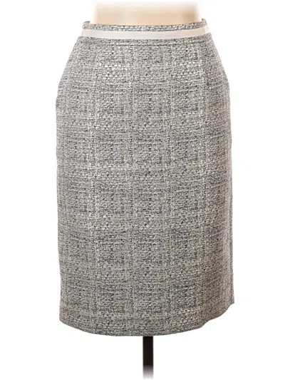 Pre-owned Boden Formal Skirt In Gray
