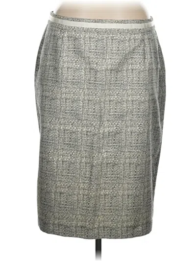 Pre-owned Boden Formal Skirt In Gray