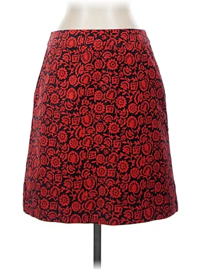 Pre-owned Boden Formal Skirt In Red