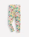 Boden Lustige Leggings-naturweiss Waldspaziergang In Neutral