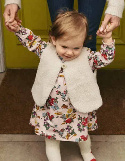 Boden Babies' Gemütliche Weste-beige In Neutral