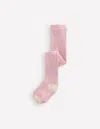 Boden Gerippte Baby-strumpfhose-vintage-rosa In Pink