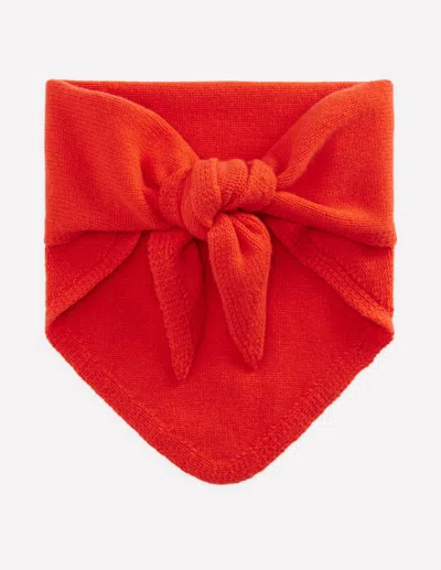 Boden Gestricktes Halstuch Aus Merinowolle In Rot