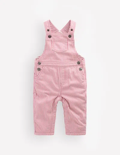 Boden Babies' Gewebte Latzhose In Rosa | Grösse 98 In Pink