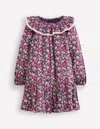 Boden Gewebtes Kleid Mit Spitzenbesatz-violett Vintage-beere In Purple