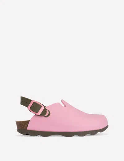 Boden Kids' Girls Colourblock Clogs In Pink | Size 35