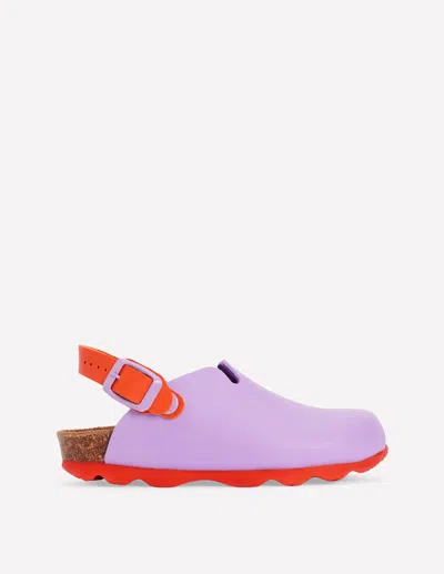 Boden Kids' Girls Colourblock Clogs In Purple | Size 36