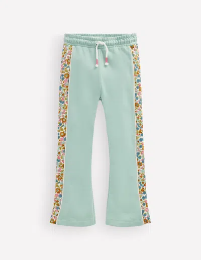 Boden Kids' Girls Kickflare Sweatpants In Blue | Size 2-3 Years