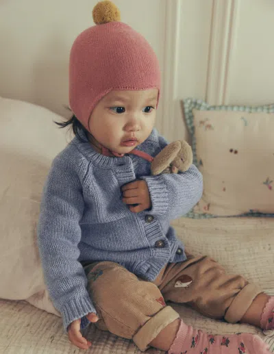 Boden Babies' Grobstrickjacke In Blau | Grösse 68 In Blue