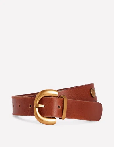 Boden Gürtel Mit Nieten In Braun | Grösse Xs In Brown