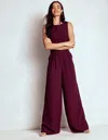 Boden Gwen Jumpsuit Mit U-boot-ausschnitt-dunkle Kirsche