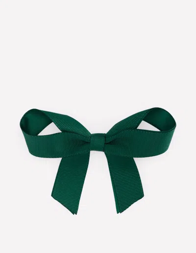 Boden Kids' Hair Bows Shady Green Girls