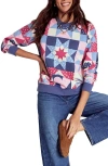 Boden Hannah Patchwork Sweatshirt In Multi