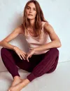 Boden Hareem Jersey-jogginghose-dunkelviolett In Burgundy