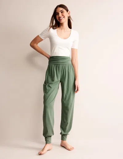 Boden Hareem Jersey Sweatpantsalder Women  In White
