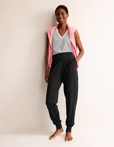 Boden Hareem Jersey Sweatpantsblack Women  In Black