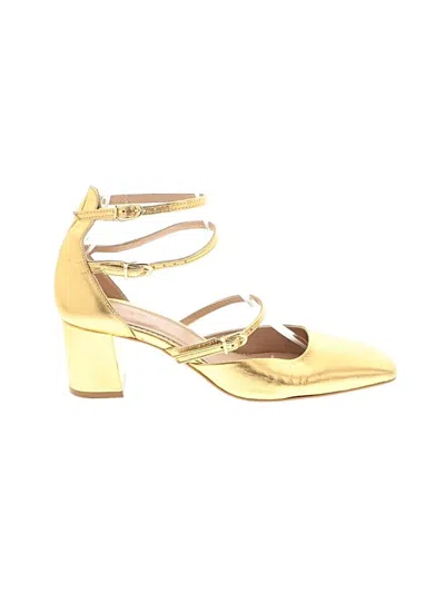 Pre-owned Boden Heels In Gold