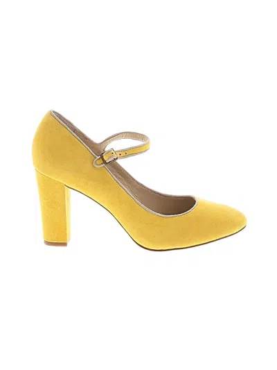 Pre-owned Boden Heels In Yellow