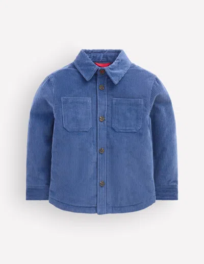 Boden Kids' Hemdjacke In Blau | Grösse 98