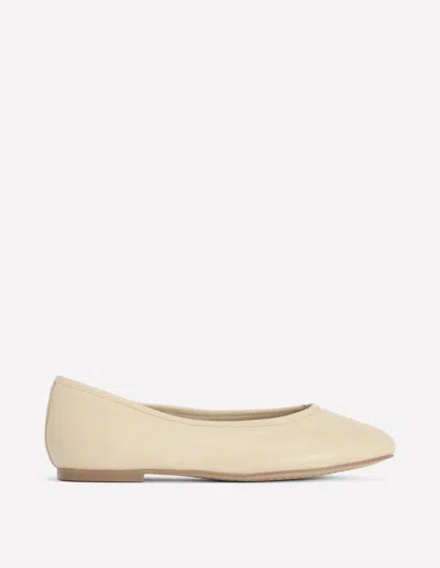 Boden High Cut Ballet Flats Butter Yellow  In Neutral
