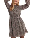Boden High Neck Flippy Mini Dress