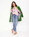 Boden Feste Jeans Mit Hohem Bund Und Geradem Bein-ausgeblichene Optik